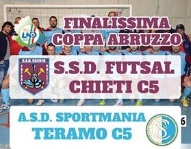 Futsal Chieti, al Palarigopiano la finalissima di Coppa Abruzzo